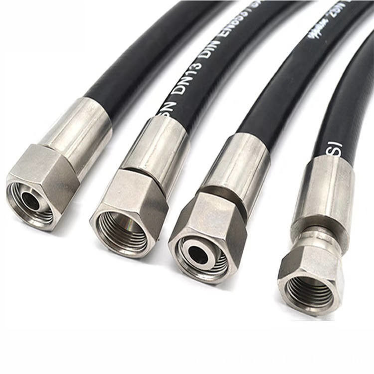 SAE 100 R12 Spiral Hydraulic Hose Tekanan Tinggi Untuk Minyak Hidraulik Berbasis Minyak