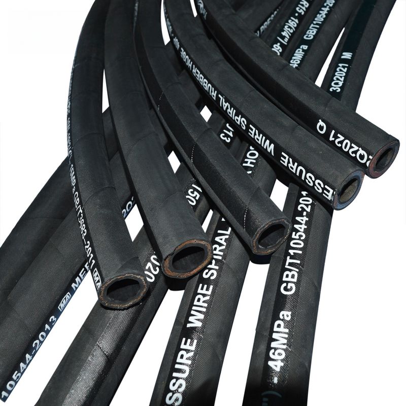 Abrasi Resistant Spiral Hydraulic Hose Pipe / SAE 100 R13 Hydraulic Hose 1/4 Inch 3/4 Inch