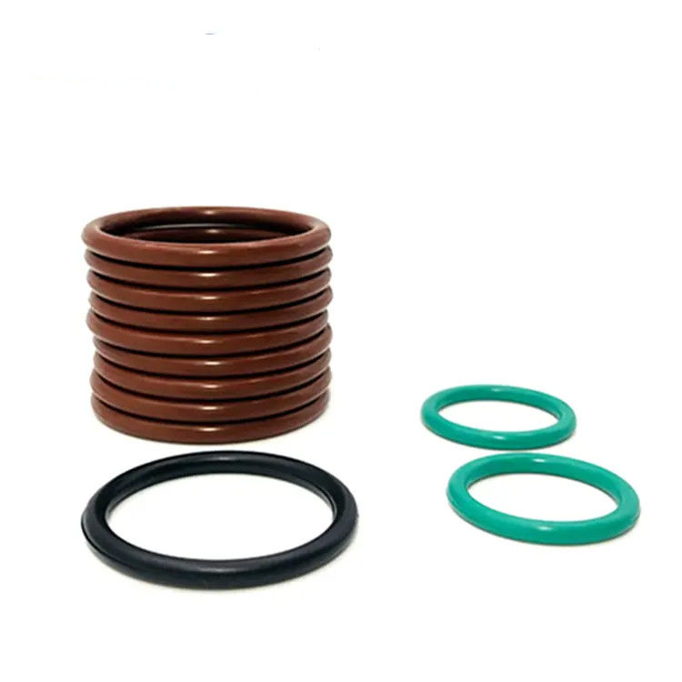 Nitrile Buna O Ring Hitam Brown AS568 60 70 90 FKM NBR Segel Karet Tekanan Tinggi