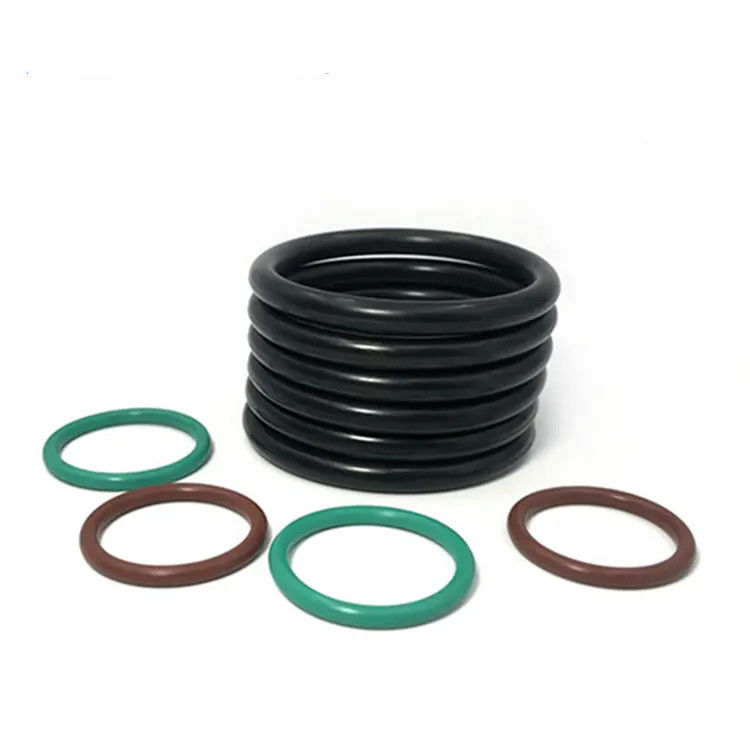 Nitrile Buna O Ring Hitam Brown AS568 60 70 90 FKM NBR Segel Karet Tekanan Tinggi
