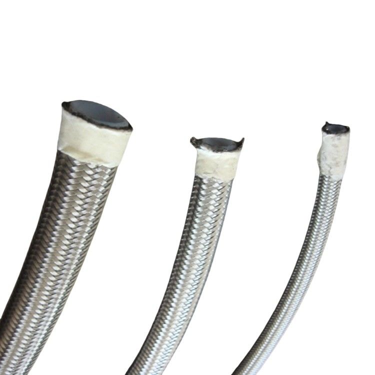 Stainless Steel Flexible Braided Hose Tube Pipe PTFE Metal Hose Untuk Gas Oil Hose Line