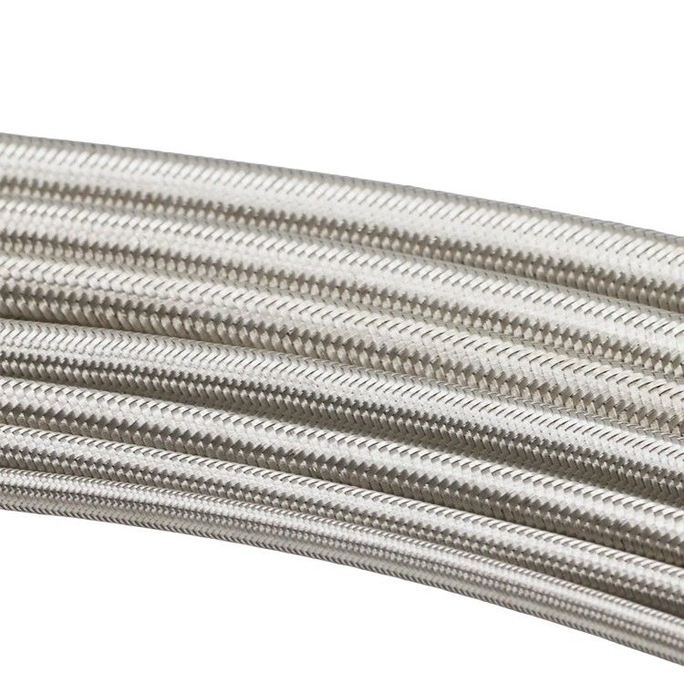 Stainless Steel Flexible Braided Hose Tube Pipe PTFE Metal Hose Untuk Gas Oil Hose Line