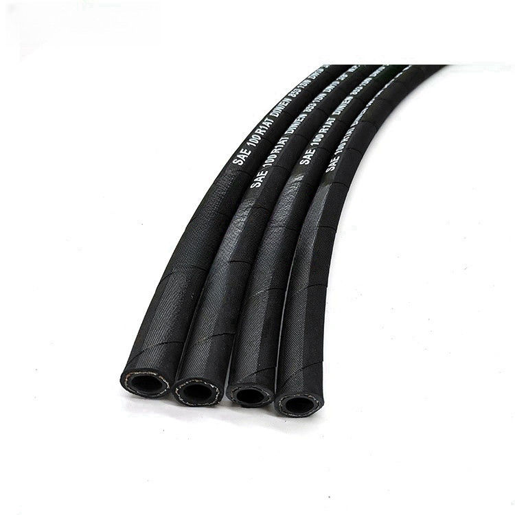 Tekanan tinggi 3/8 1sn Braid Hydraulic Hose Pipe SAE 100r1 En853 Tekanan Minyak bahan bakar industri Selang Selang hidraulik