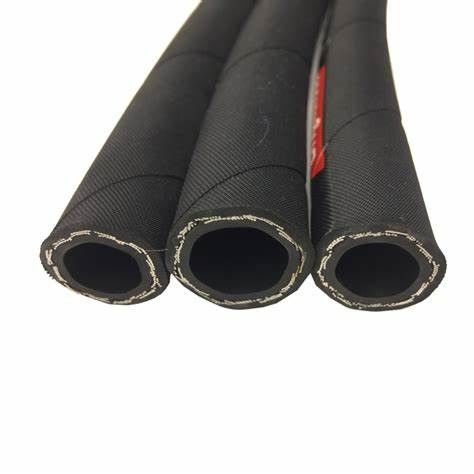 Selang karet berlapis kawat baja fleksibel DIN EN853 1SN untuk minyak hidrolik biodegradable