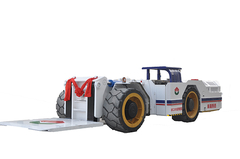 WCJ55E truk penanganan lempeng sekop untuk tambang batubara